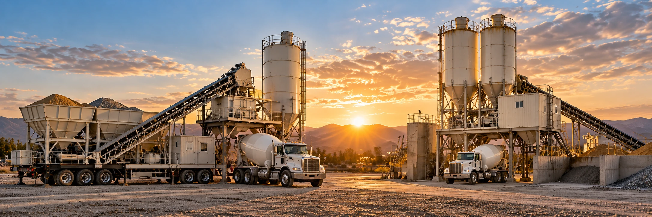Portable vs. Stationary Concrete Batch Plants: Which Is Right for Your Operation?